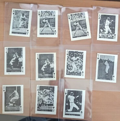 Juego de 11 - 1969 World Imports Mini blanco y negro - Mays, Gibson, Rose, Kaline Foto 1 de 4