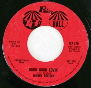 Johnny Preston, I'm Asking Forgiveness - Good Good Lovin', TCF Promo 45 120 - Picture 1 of 1