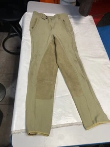 Dublin Vintage Horse Riding Pants Slacks Sz 24 Ladies Long Tan Khaki Equestrian - Picture 1 of 18