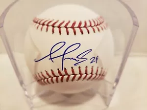 Alex Reyes singed MLB Baseball LA Dodgers COA/Holo w/Qube - Picture 1 of 2