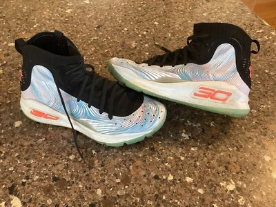 Zapatos de baloncesto Under Armour GS Curry 4 Mid GS More Magic talla 6,5 años/mujer 8 Foto 1 de 4