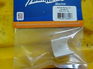 PACK DE 4 NUEVAS LENGÜETAS DE AJUSTE DE BARCO MARINO BENNETT GENUINAS Clip PVC Blanco ACT9 - Imagen 1 de 1