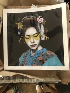 FINDAC "AKIKO" MINI PRINT Graffiti Prints - Picture 1 of 4