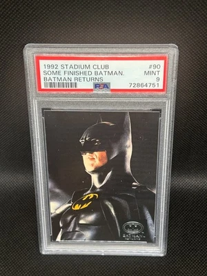 1992 Topps Stadium Club Batman Returns #90 Some Finished Batman PSA 9 - Image 1 of 2