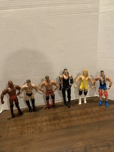 Lote de 6 figuras de lucha libre WWE Undertaker Curt Hemming CM Punk David Otunga - Imagen 1 de 13
