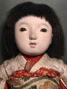 Vintage japanische Ichimatsu Puppe Mädchen - GINRYU signiert antik - Bild 1 von 8