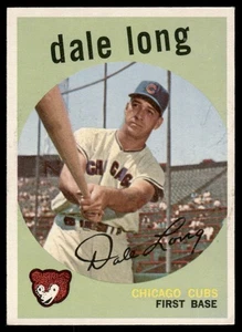 1959 Topps #414 Dale Long Chicago Cubs VGEX 54722 - Picture 1 of 2