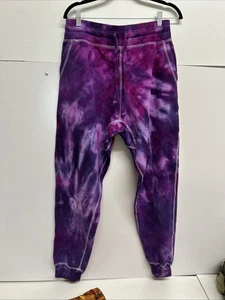 Tie Dyed Sweat Pants XXL Made With Proton Dyes They Don’t Shrink Or Fade. Purple - Picture 1 of 1