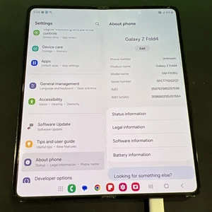 Samsung Galaxy Z Fold4 - 512GB - SM-F936WU - Locked with AT&T - Photo 1 sur 4