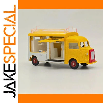 JakeSpecial – Voiture Miniature Retro Yellow Food Truck Diecast Model 1:43 Mo... - Photo 1/4