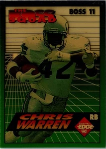 1995 Fleer Shell FACT Chris Warren #94 Seattle Seahawks Football Card - Picture 1 of 2