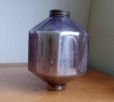 RARO CRISTAL MERCURIO ROSA D&S (DODD & STRUTHERS) 1890S BOLA RAYO 10 CARAS Foto 1 de 4