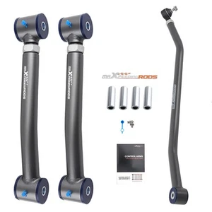 Front Lower Control Arm + Track Bar For Jeep Cherokee XJ 1984-2001 Wrangler TJ - Picture 1 of 11