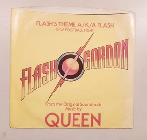 Queen RARE Vintage 1980 Flash Gordon Soundtrack Theme 7" Vinyl + Picture Sleeve - Bild 1 von 4