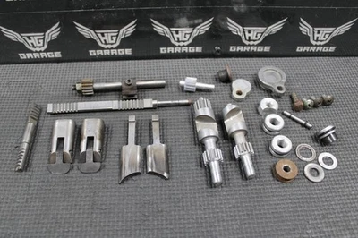 1992 KAWASAKI KX125 OEM KIPS EXHAUST POWER VALVE POWERVALVE SPUR GEARS ROD NICE! - Image 1 of 4