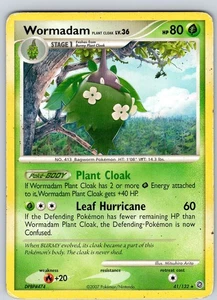 Pokemon TCG Wormadam Plant Cloak Lv.36 D&P Secret Wonders 41/132 Regular Rare MP - Picture 1 of 2