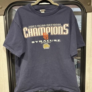 2003 NCAA National Champions Syracuse T-Shirt Final Four New Orleans Size L - Picture 1 of 11