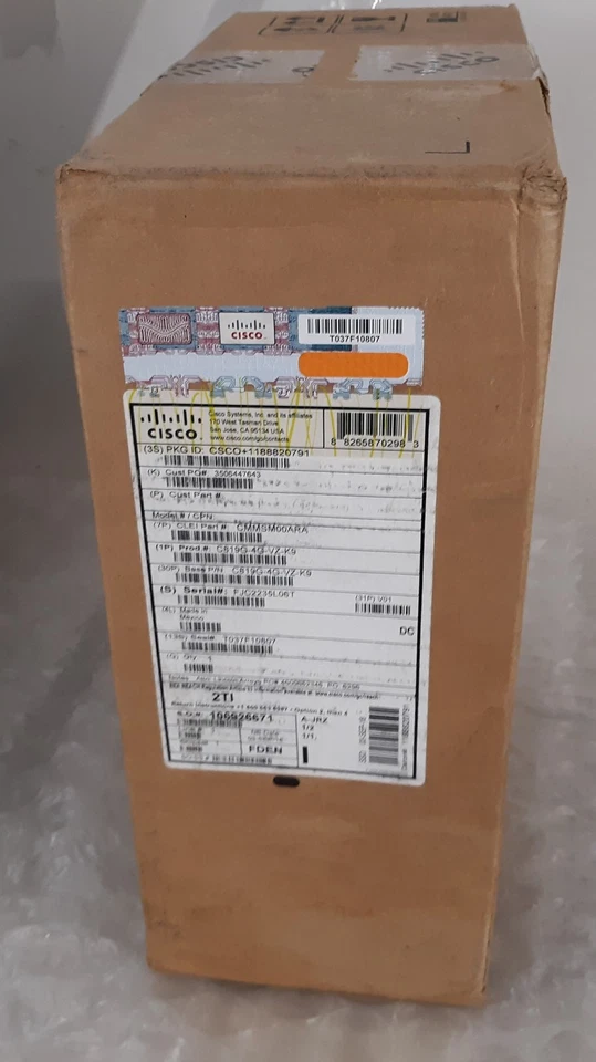Cisco C189G-4G-VZ-K9 Integrated Services Router NEW *SEALED* - Image 1 of 4