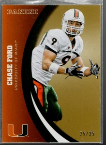 A3862- 2015 Panini Miami Gold #13 Chase Ford /25 *SAMPLE PIC - Bild 1 von 2