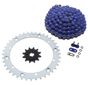 Blue O-Ring Chain & Sprocket fits Yamaha YFS200 200 Blaster 1988-1991 12/40 92L - Picture 1 of 5