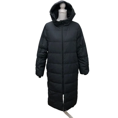 Abrigo Cos Puffer Mujer 6 Negro Con Capucha Largo Invierno Exterior Gorpcore Teacher Foto 1 de 4