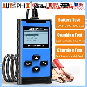 Autophix BAS100 Battery Tester Quick Charging Circut Check load Charger Analyzer - Picture 1 of 9
