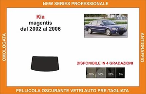 pellicola oscurante vetri pre-tagliata Kia magentis dal 2002-06 kit lunotto - Imagen 1 de 1