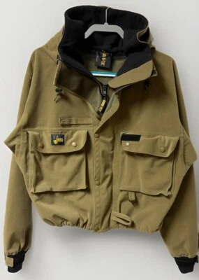 Chaqueta GORE-TEX x SWAZI Talla M Cremallera Completa Con Capucha Pesca Caza Campamento Foto 1 de 4