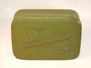 + Ancienne boîte à savon Trèfle Alpin - Monpelas Parfumeur + - Picture 1 of 1