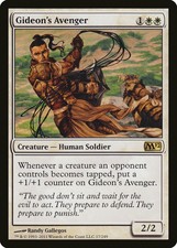 Gideon's Avenger Magic 2012 / M12 HEAVILY PLD White Rare MAGIC MTG CARD ABUGames