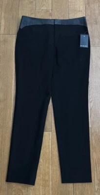 NEW Rachel Roy womens stretch skinny pants high rise black size 10 - Image 1 of 4