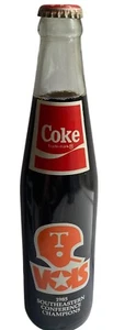 Tennessee Volunteers 1985 SEC Champions Coke Collector Bottle Sealed - Picture 1 of 17