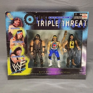 1998 WWF Jakks Pacific Mick Foley's Triple Threat NEW SEALED - Picture 1 of 9