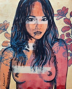 DAVID BROMLEY Nude "Kaye" Signed Limited Edition Print, 90cm x 74cm - Picture 1 of 5