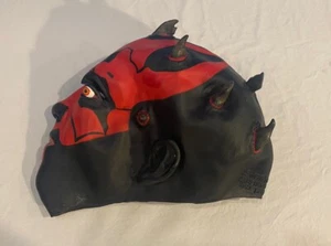 Star Wars Darth Maul Adult Rubber Latex Mask Phantom Menace - Picture 1 of 2