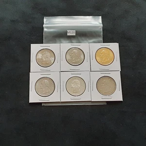 2000 New Hampshire State Quarters Set, 6 Different coins! 1 90% silver!! M120 - Picture 1 of 2
