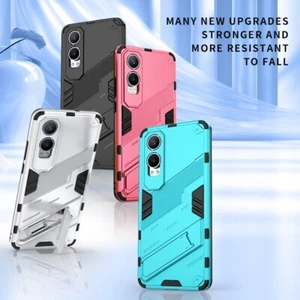 For OnePlus Nord CE4 Lite, Shockproof Hybrid Armor Stand Hard Dual Case Cover - Picture 1 of 23
