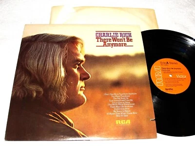Charlie Rich "There Won't Be Anymore" 1974 Country LP, Nice EX!, Original RCA - Image 1 of 2