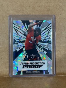 Spencer Sanders 2024 Leaf Football 1/1 Pre Production Proof - Picture 1 of 1