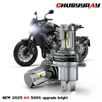 for Yamaha YZF R1 1998-2003 Lights Bulbs High Power HID LED Headlight H4 Bulb - Image 1 of 4