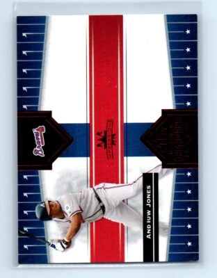 2005 Donruss Champions Impressions Red #6 Andruw Jones /250 ATL Braves Legend  - Image 1 of 2