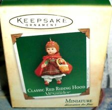 Classic Red Riding Hood`2004`Miniature-The Favorite Fairy Tale,Hallmark Ornament