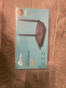 TP-Link TL-MR6400 300Mbps Wireless N 4G LTE Router 1 x WAN 3 x LAN 1 x SIM Card - Picture 1 of 3