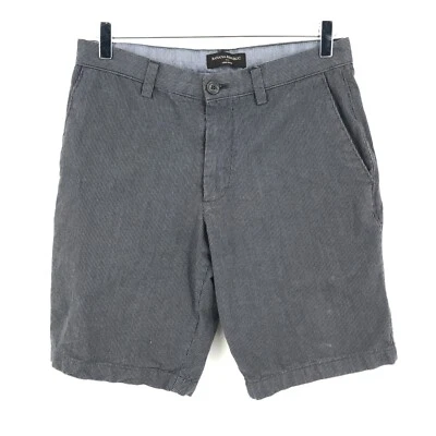 Мужские шорты Banana Republic 29 серые плоские передние с китайскими карманами повседневные Aiden - Изображение 1 из 4