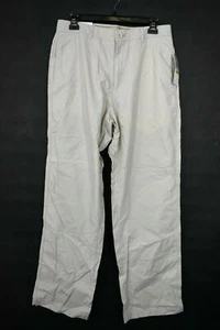 NWT Calvin Klein Mens Tan Button & Zip Cotton Straight Slash Pocket Pants 30x30 - Picture 1 of 7
