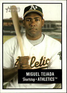 2003 (ATHLETICS) Bowman Heritage #121 Miguel Tejada