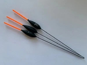 3 x MIDDY CARBON STEM HI-VIZ CARP PASTE POLE FLOATS 16cm - 4 x 14 (MCP02) - Picture 1 of 1