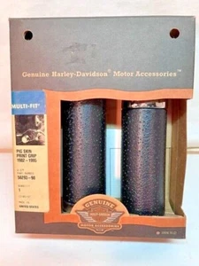 Harley Davidson Pig Skin Print Grips 56293-98 *New in Box *Vintage - Picture 1 of 5