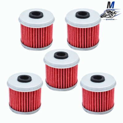 Filtro de aceite 5 piezas para Honda TRX450R CRF150R/RB CRF250X CRF450X CRF250R CRF450R Foto 1 de 4