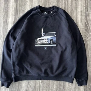 KITH X BMW M3 Lifestyle Sweatshirt Cotton Crewneck Black Size Small - Picture 1 of 10
